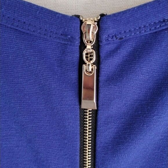 AB Studio Blue Knit Dress - Picture 8 of 12